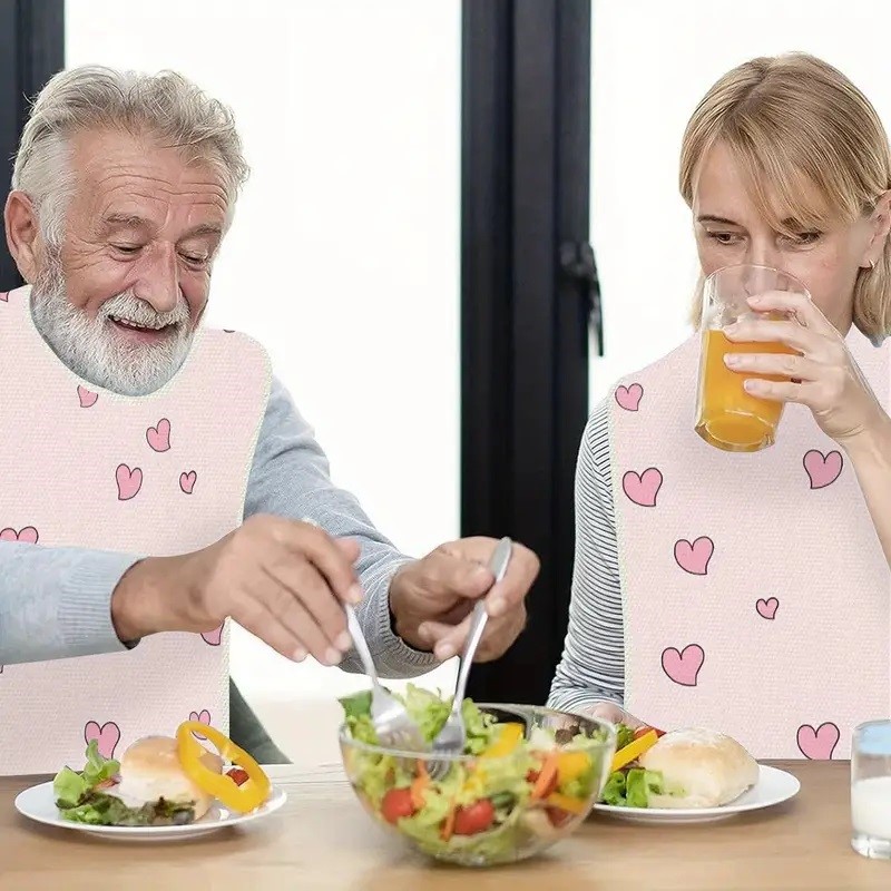 Bild von Esslatz für Erwachsene mit Klettverschluss und Herzen