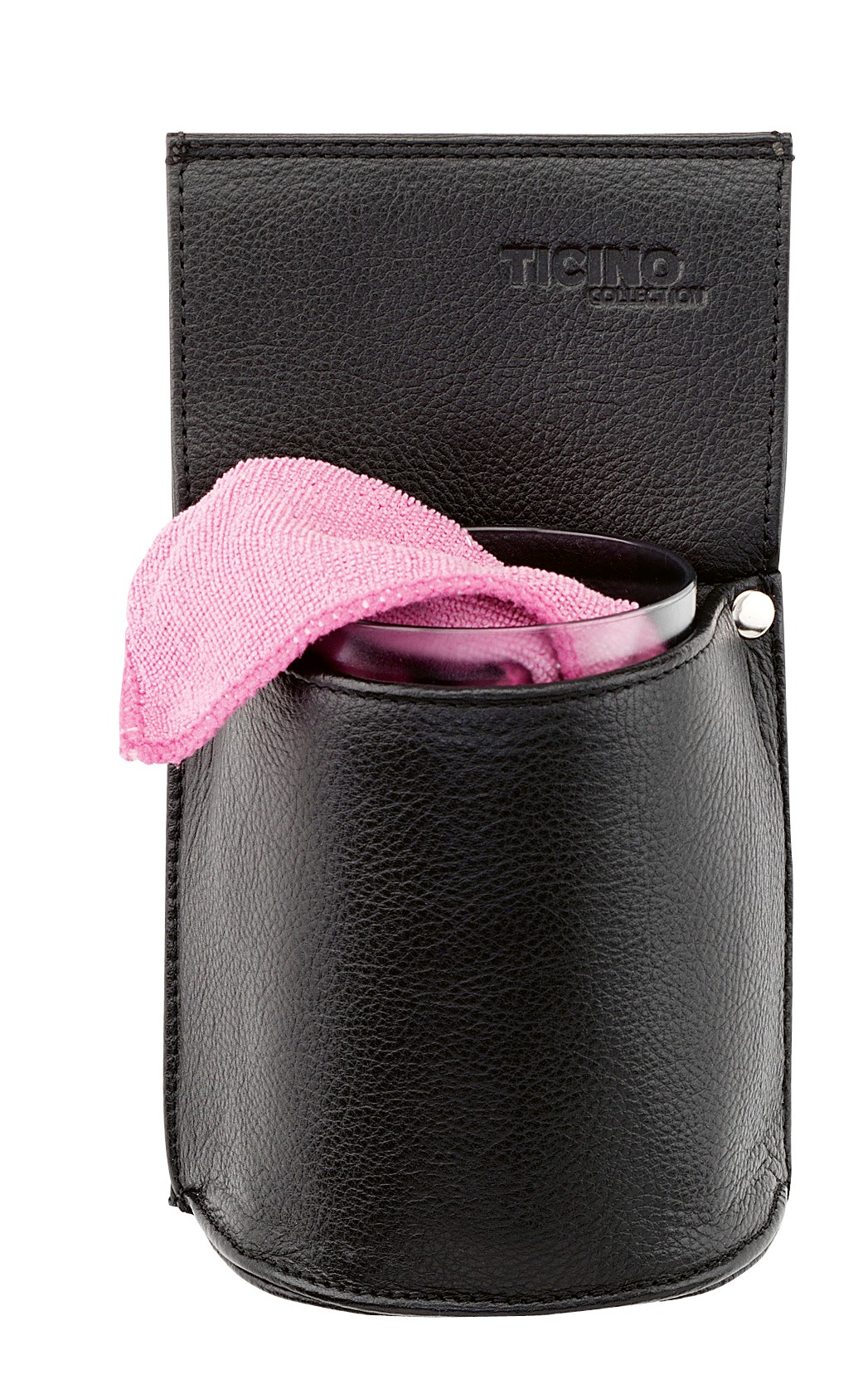 Bild von Hygieneköcher, Holster für Putzlumpen Leder schwarz usw.